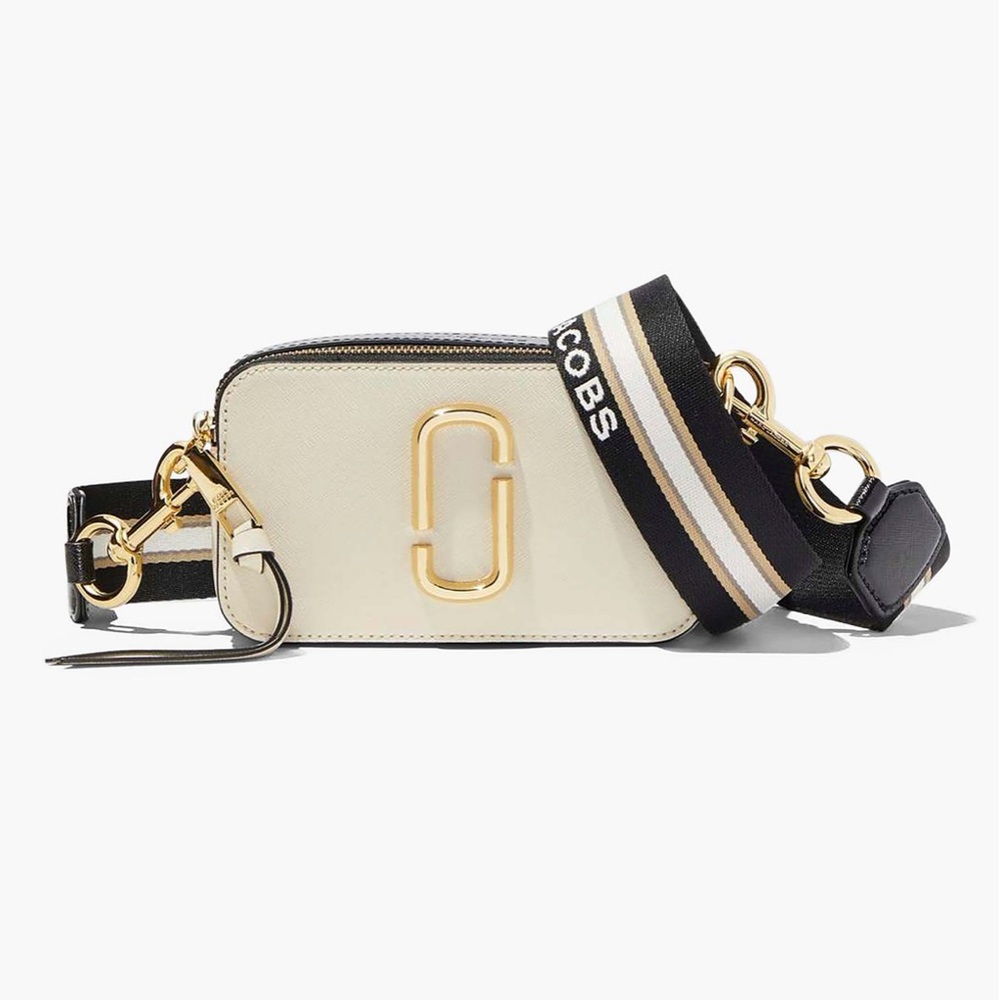 Marc Jacobs The Snapshot Bag in New Cloud White Mul